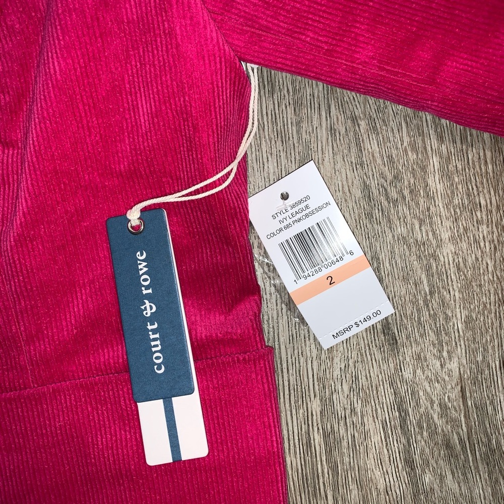 NWT Court & Rowe | Ivy League Corduroy Blazer - Picture 8 of 10